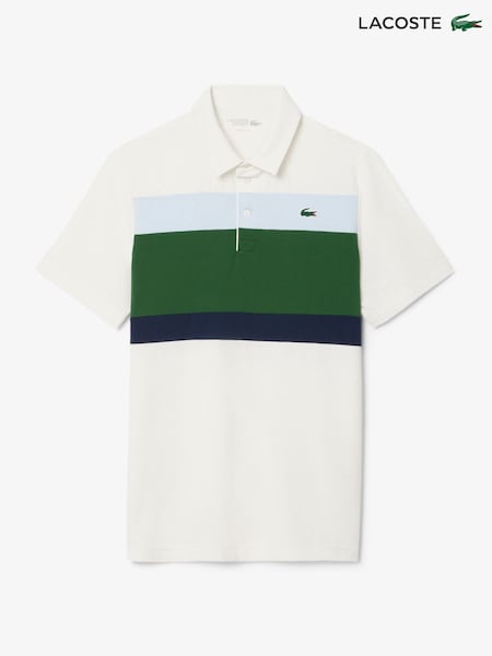 Lacoste Regular Fit Ultra Dry UV Protect Stretch Golf Polo Shirt (AB9646) | £105