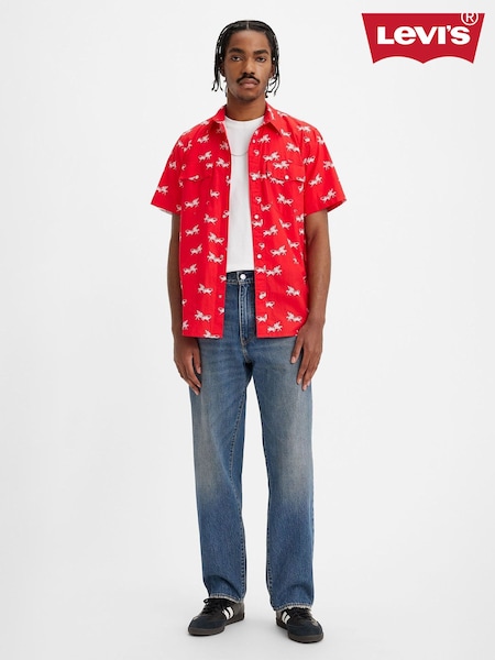 Levi's® Aisle Seat 568 Relaxed Straight 100% Cotton Jeans (AC0359) | £100