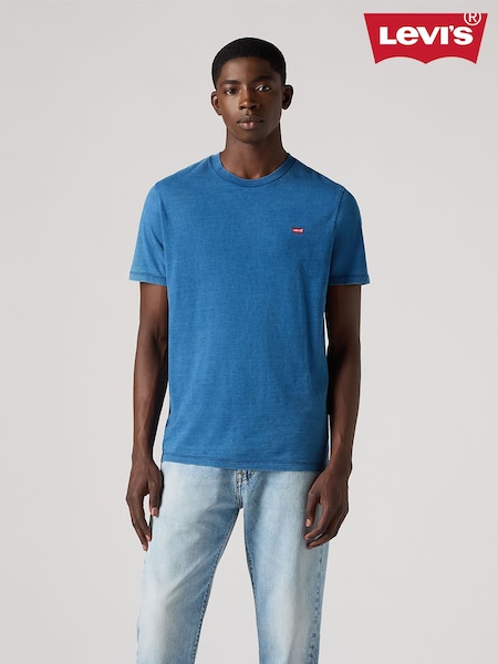 Levi's® Dark Indigo Original Housemark 100% Cotton T-Shirt (AC0364) | £27