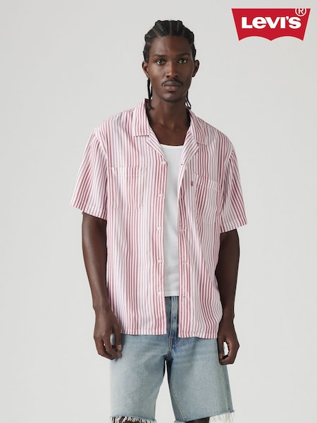 Levi's® Pink Short Sleeve Classic Camper Shirt (AC0413) | £50