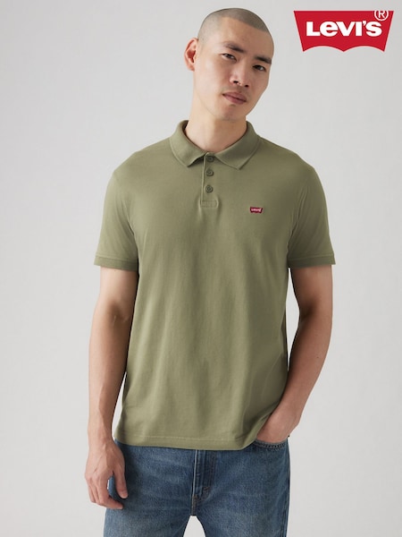 Levi's® Green Housemark 100% Cotton Polo Shirt (AC0417) | £35