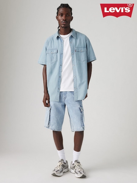 Levi's® Blue 478 Baggy Cargo Shorts (AC0424) | £60