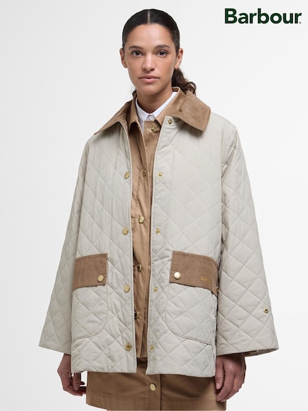 Barbour® Cream Corinne Quilt Jacket (AC0480) | £199