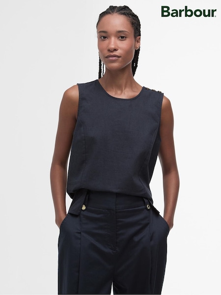 Barbour® Black Lucy Top (AC0498) | £55