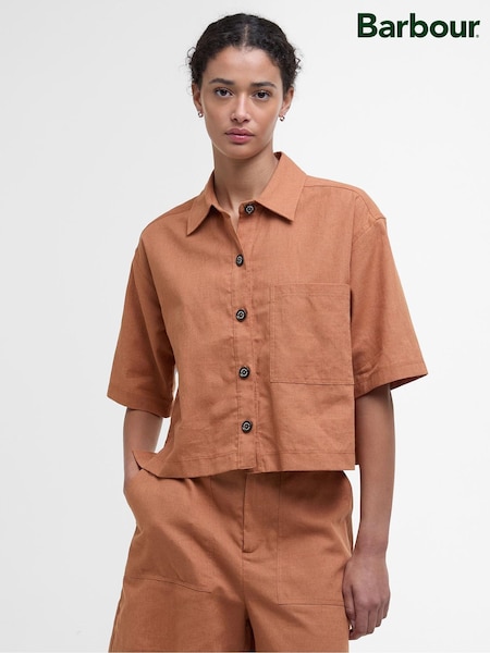 Barbour® Brown Cary Shirt (AC0518) | £70