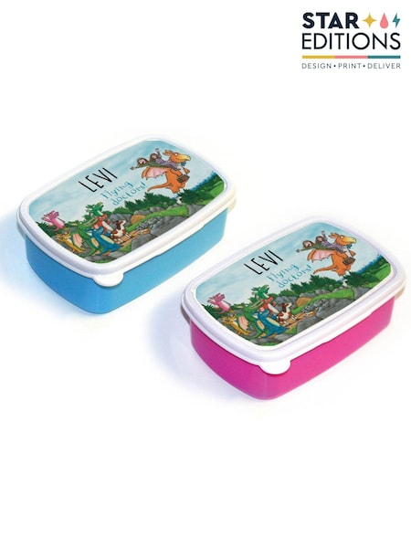 Star Editions Personalised Flying Doctors Zog Black Lunchbox (AC0602) | £13