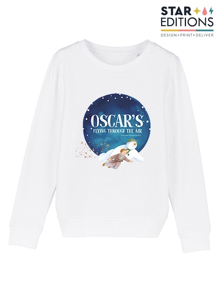 Star Editions Adults Personalised Flying Through the Air 100% Cotton Sweatshirt (AC0617) | £40