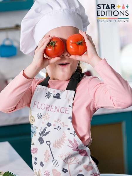 100% Cotton Personalised Peter Rabbit Apron by Star Editions (AC0932) | £20