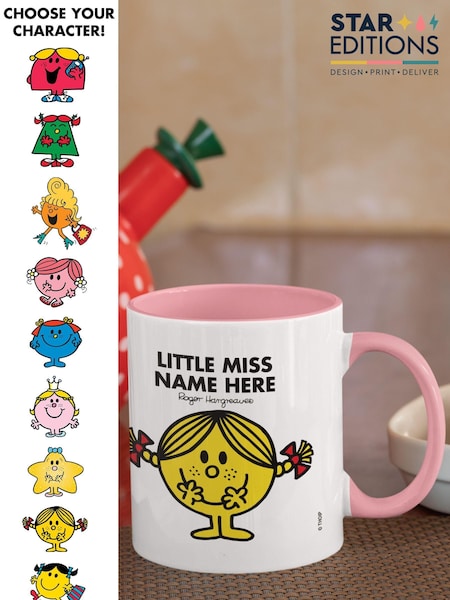 Personalised Little Miss Colour Handle Mug by Star Editions (AC0938) | £20