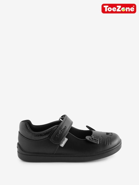 ToeZone Amy Girls Bunny School Shoes: Vegan (AC1264) | £28 - £30