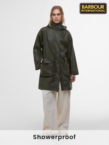 Barbour® International Green Atlas Showerproof Jacket (AC1347) | £199