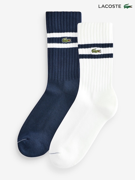 Lacoste Blue/Grey Socks 2 Pack (AC1565) | £20