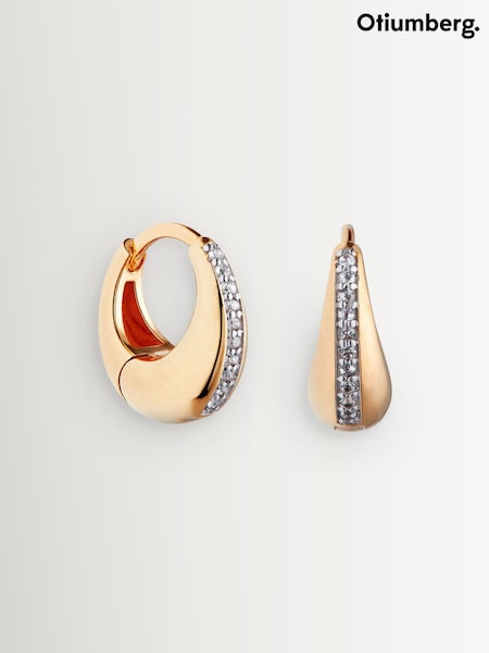 Otiumberg Gold Vermeil Mini Graduated Hoops (AC1803) | £150