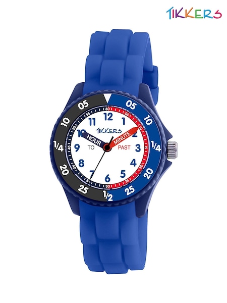 Tikkers Kids Blue Silicone Time Teacher Watch (AC1897) | £13