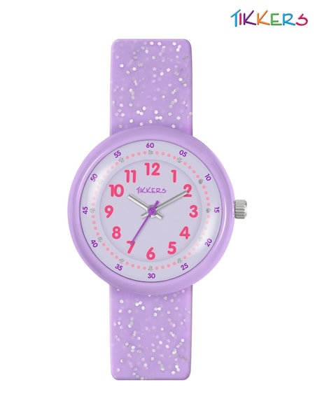 Tikkers Pink Glitter Strap Watch (AC1907) | £15