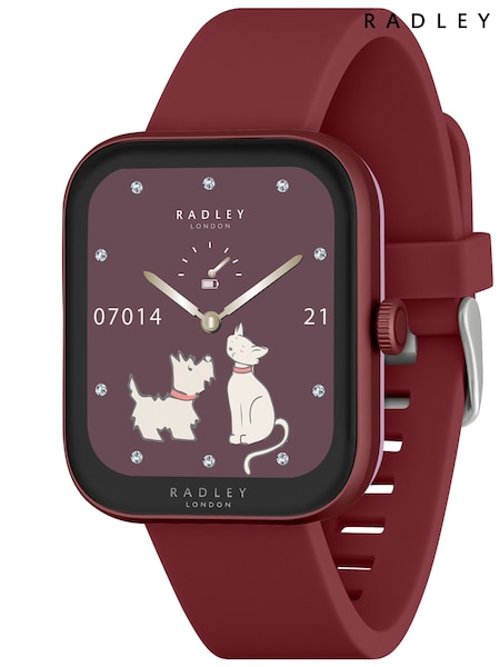 Radley Red Series 32 Berry Silicone Strap Smart Watch (AC1974) | £50