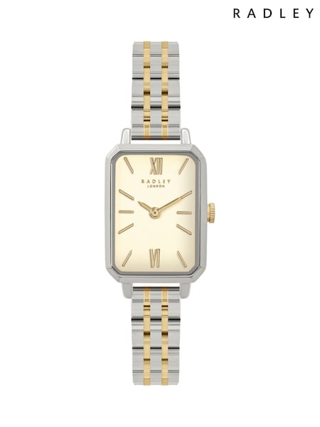 Radley Silver Ladies Two Tone Rectangle Bracelet Watch (AC2000) | £115