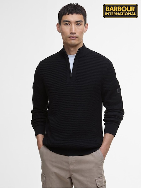 Barbour® International Funnel 100% Cotton Neck Jumper (AC2098) | £119