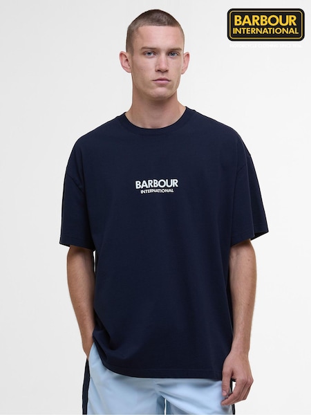 Barbour® International Oversized Formula 100% Cotton T-Shirt (AC2114) | £50