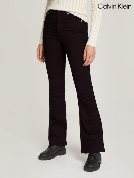 Calvin Klein Black Skinny Bootcut Jeans (AC2443) | £39