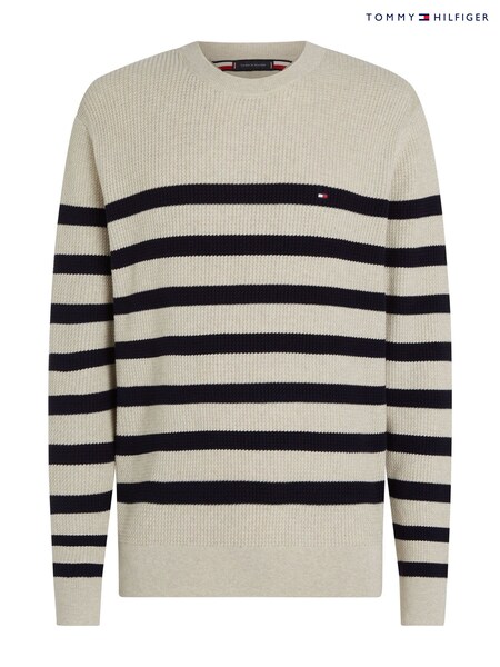 Tommy Hilfiger Natural Structure Crew Neck Sweater (AC2587) | £110