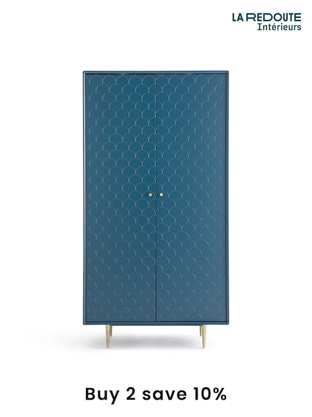 La Redoute Intérieurs Prussian Blue Luxore Double Wardrobe (AC2759) | £560