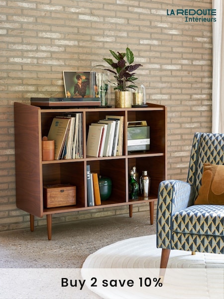 La Redoute Intérieurs Walnut Ronda Vinyl Storage Unit (AC2765) | £360