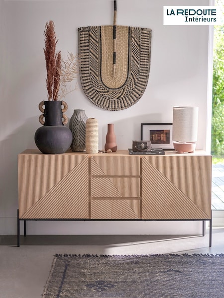 La Redoute Intérieurs Oak Lodge 2 Door 3 Drawer Sideboard (AC2777) | £750