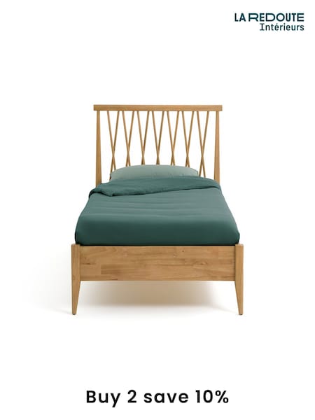 La Redoute Intérieurs Oak Quilda Wooden Bed (AC2787) | £495