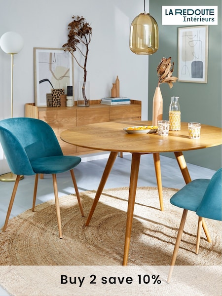 La Redoute Intérieurs Oak Quilda 6 Seater 4 to 6 Seater Dining Table (AC2816) | £485