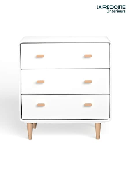 La Redoute Intérieurs White Jimi Chest of 3 Drawer Drawers (AC2819) | £280
