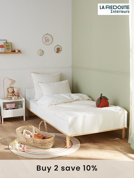 La Redoute Intérieurs White Jimi Bed with Headboard (AC2833) | £185