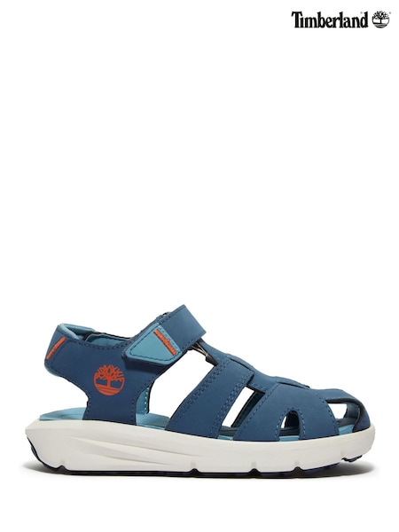 Timberland Kids Blue Motion Dune Closed Toe Sandals (AC3148) | £45