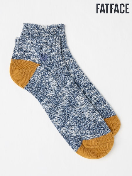 FatFace Navy Trainer Socks (AC3193) | £3