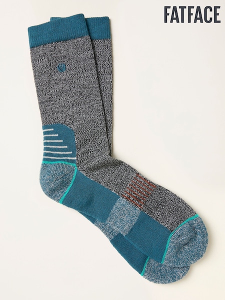 FatFace Grey Technical Hiking Socks (AC3201) | £8