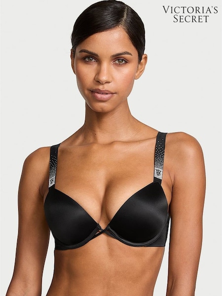 Victoria's Secret Black Push Up Scattered Shine Strap Bra (AC3320) | £59
