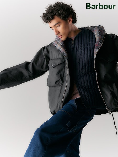 Barbour® Grey 100% Cotton Utility Sapper Wax Jacket (AC3420) | £299