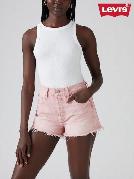 Levi's® Pale Mauve 501® Original 100% Cotton Shorts (AC3455) | £60