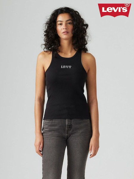 Levi's® Black Graphic Gemini 100% Cotton Tank (AC3513) | £25