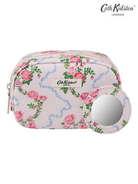 Cath Kidston Flutter Rose Make Up Bag with Mirror (AC3664) | £14