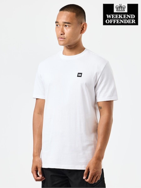 Weekend Offender Mens Classic Cannon Beach Badge T-Shirt (AC3679) | £30