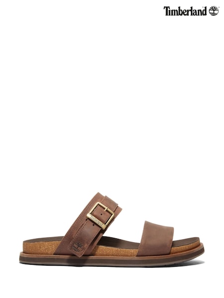 Timberland Amalfi Vibes 2 Strap Brown Sandals (AC3779) | £100