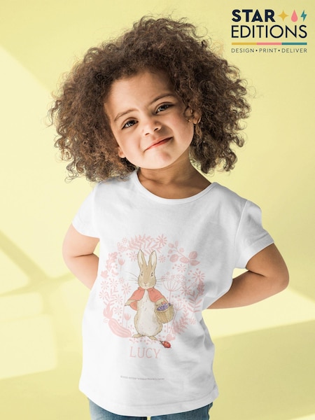 Star Editions Kids Personalised Flopsy 100% Cotton T-Shirt (AC3802) | £15