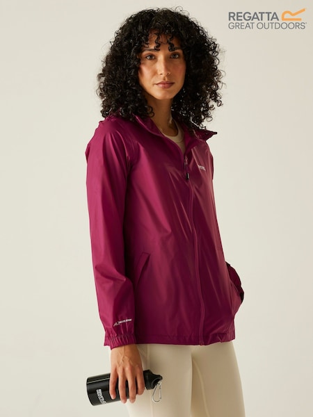 Regatta Purple Womens Pack It Waterproof Jacket III (AC3808) | £35