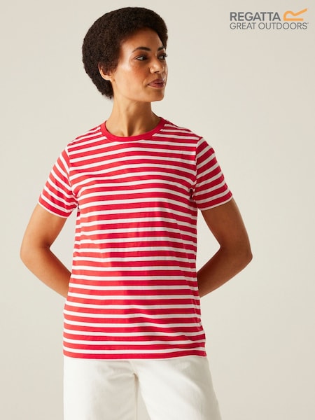 Regatta Red Womens Bayletta Short Sleeve T-Shirt (AC3811) | £14