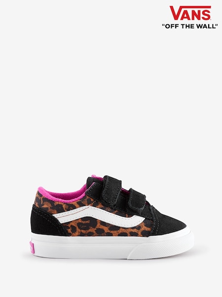 Vans Leopard Print Girls Infant Old Skool Trainers (AC3871) | £37