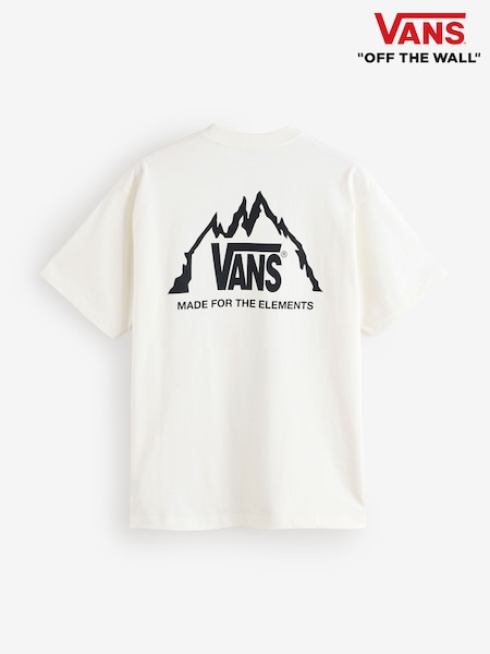 Vans Mens Crestline White 100% Cotton T-Shirt (AC4216) | £50