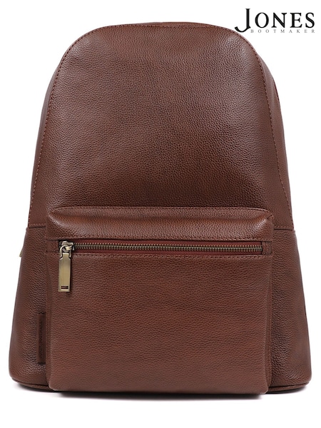 Jones Bootmaker Brown Vally Leather Backpack (AC4449) | £110