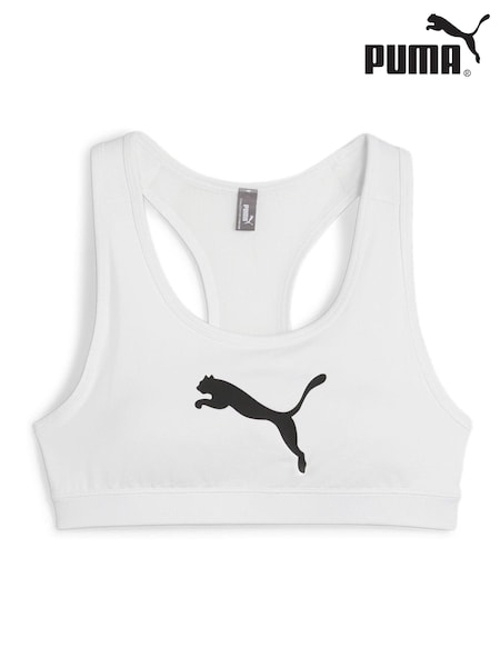 Puma White 4 Keeps Training Bra (AC4505) | £25