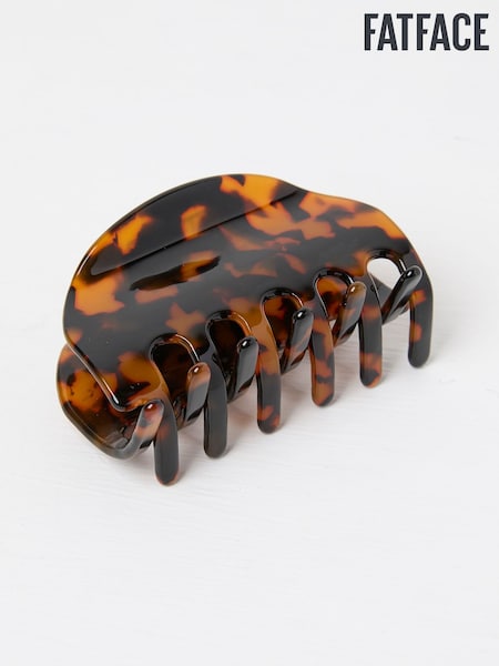 FatFace Tortoiseshell Brown Claw Clip (AC4535) | £8.50